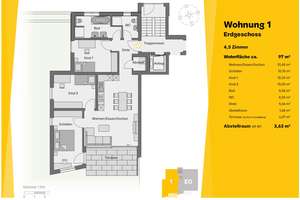 Moderne 4,5-Zimmer-Wohnung mit großem Gartenanteil – Passeier Straße 19, 70329 Uhlbach, Stuttgart – Vorschaubild 3