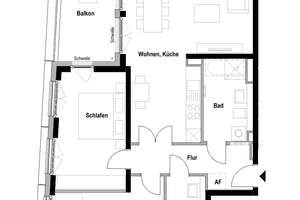 Lebensraum mit Ausblick – 3 Zimmer und Balkon – Die vollständige Adresse der Immobilie erhältst du vom Anbieter., 28203 Ostertor, Bremen – Vorschaubild 2