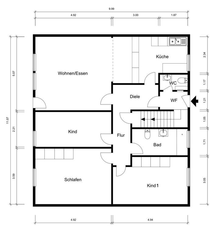 Grundriss Erdgeschoss