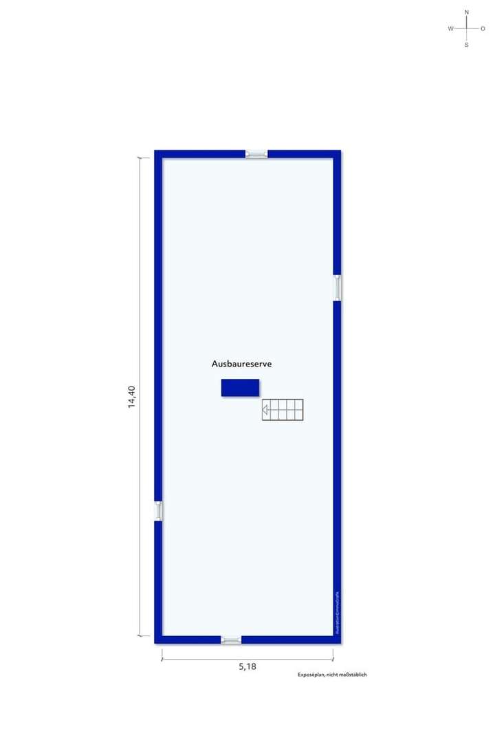 Grundriss Spitzboden