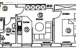 + Rentable 2-Raum-Wohnung in Schloßchemnitz: frisch renoviert mit Einbauküche + – Bergstraße 8, 9113 Chemnitz – Vorschaubild 2