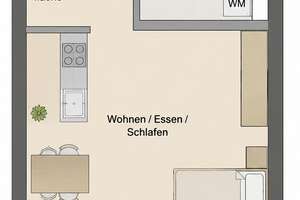 Zuhause mit 1 Zimmer in München Hadern – Gelbhofstraße 14, 81375 Neuhadern, München – Vorschaubild 4