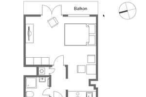 Möbliertes Apartment mit Balkon mitten in HH-Winterhude, Bezug ab Juli 2026 – Eppendorfer Stieg 1, 22299 Winterhude, Hamburg – Vorschaubild 11