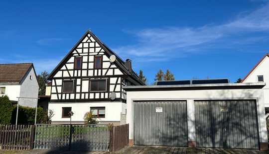 Bild von Fachwerkhaus mit beheiztem Pool und Sauna in Elsteraue – Genießen Sie Wohnen und Naturidylle