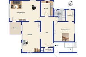 Berlin-Westend: Vermietete 3-Zimmer-Eigentumswohnung mit Balkon und Garage – 14052 Westend, Berlin – Vorschaubild 13