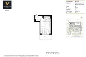 Gemütlich und Modern! 1-Zimmer-Wohnung mit Loggia – Stephanstraße 14, 64295 Darmstadt-West, Darmstadt – Vorschaubild 6