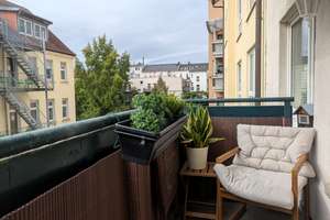 Helle 2-Zimmer-Wohnung Zentrum-Süd mit Südbalkon, Blick ins Grüne & Glasfaser – Einbauküche optional – 4107 Südvorstadt, Leipzig – Vorschaubild 5