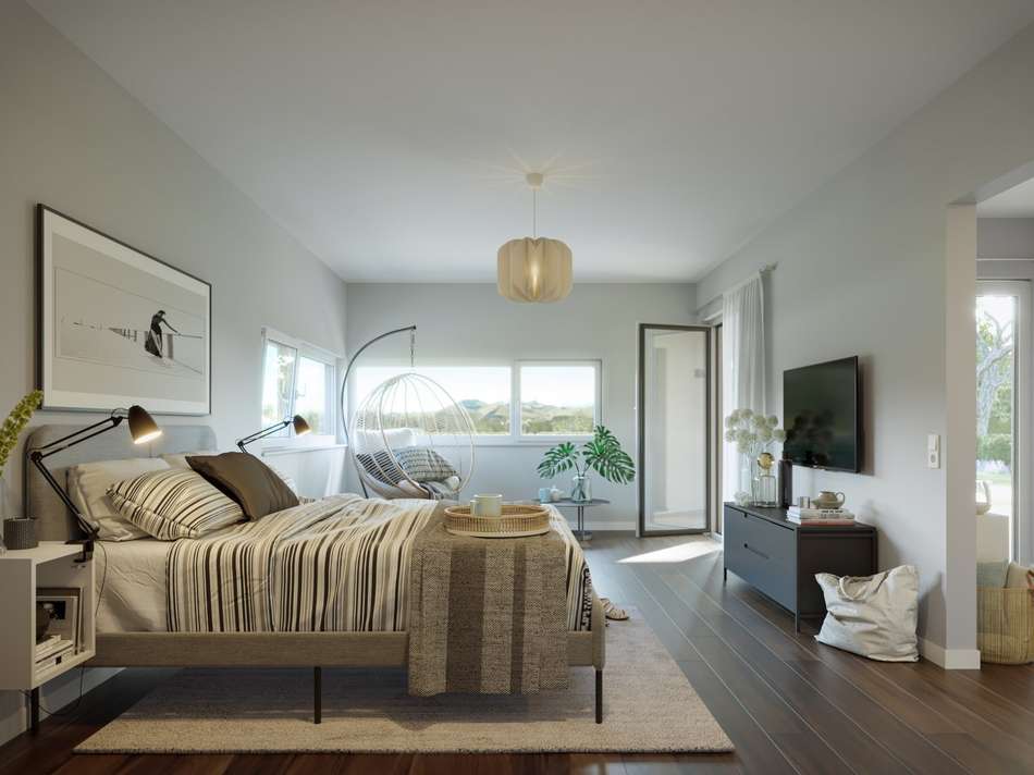 Modernes Schlafzimmer-Paradies
