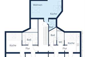 AUS 2 MACH EINS - 2 DG´S ZUSAMMENGELEGT ERGIBT 3-4 SCHLAFZIMMER UND 2 BÄDER – Die vollständige Adresse der Immobilie erhältst du vom Anbieter., 40213 Altstadt, Düsseldorf – Vorschaubild 19