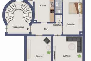 Charmante 3-Zimmer-Altbauwohnung mit Balkon – saniert & innenstadtnah – Die vollständige Adresse der Immobilie erhältst du vom Anbieter., 44141 Westfalendamm, Dortmund – Vorschaubild 19