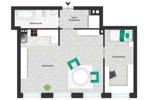 Ideal für Singles & Pendler - Frisch renovierte 2,5-Zimmer-Wohnung im Essener Süden – Frankenstr. 122, 45134 Rellinghausen, Essen – Vorschaubild 6