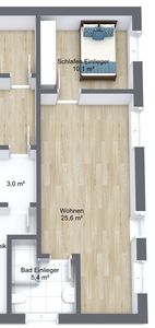 Helle Souterrain Wohnung 41qm, Neubau (2022) ab 01.11.26