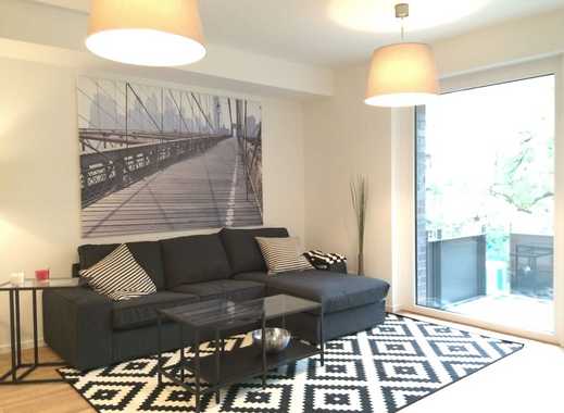 Möblierte Neubauwohnung mit Balkon in Winterhude (WLAN inkl.)