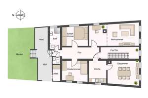 Freistehendes Wohnhaus mit Garten im Herzen von Kirchberg/Murr – Die vollständige Adresse der Immobilie erhältst du vom Anbieter., 71737 Kirchberg an der Murr – Vorschaubild 27