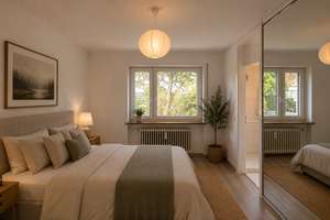 Sanierte 2-Zimmer-Wohnung mit Süd-Terrasse u. Duplexparkplatz in Schwabing-Biederstein (unvermietet) – Maasweg 1, 80805 Biederstein, München – Vorschaubild 23