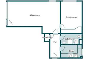 Renovierungsbedürftige 2 - Zimmer Wohnung mit Loggia – Die vollständige Adresse der Immobilie erhältst du vom Anbieter., 22145 Rahlstedt, Hamburg – Vorschaubild 6