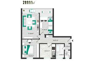 Zentral gelegene 3-Zimmer-Wohnung im Herzen von Augsburg – Die vollständige Adresse der Immobilie erhältst du vom Anbieter., 86167 Lechhausen-West, Augsburg – Vorschaubild 16