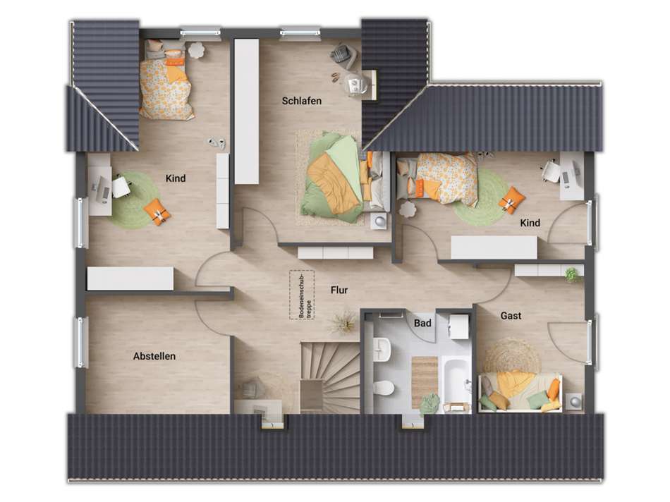 Beispiel DG mit Einliegerwhg.