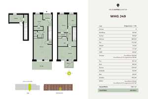 NEUES KAFFEEQUARTIER - Große 4 Zimmer - Maisonettewohnung über drei Etagen – Johann-Jacobs-Straße 28, 28217 Überseestadt, Bremen – Vorschaubild 3