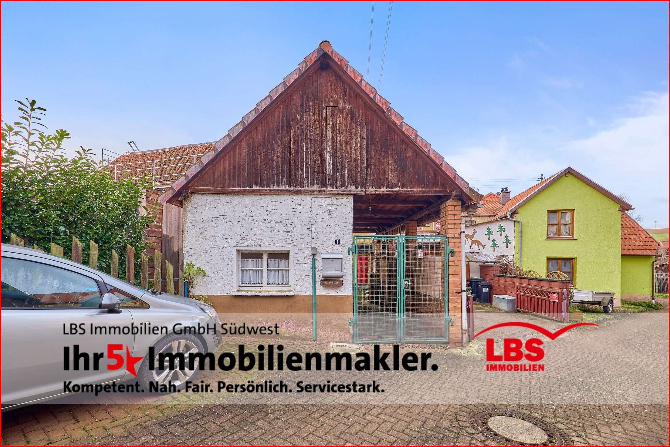 Reihenmittelhaus auf großem Grundstück, in Ruhiger Lage mit Nebengebäude, Donnersbergkreis – Bild 1