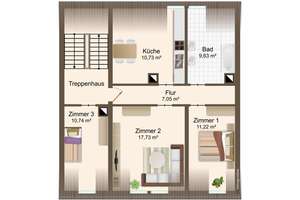 Charmantes Altbau-Ensemble 
in zentraler Lage von Karlsruhe
 – Mit Entwicklungspotenzial – Die vollständige Adresse der Immobilie erhältst du vom Anbieter., 76137 Südstadt, Karlsruhe – Vorschaubild 13