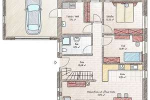 Moderner Niedrigenergie-Bungalow mit Ausbaureserve im Dachgeschoss am nahe gelegenen Selenter See – Die vollständige Adresse der Immobilie erhältst du vom Anbieter., 24238 Selent – Vorschaubild 23