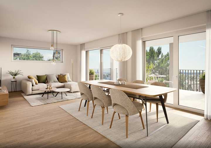 Stilvolles Wohnen mit fantastischem Ausblick -  4-Zimmer-Erdgeschosswohnung mit Terrasse und Garten
