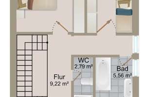 Gepflegte Doppelhaushälfte mit Einliegerwohnung und Garage in Mainz-Finthen – Die vollständige Adresse der Immobilie erhältst du vom Anbieter., 55126 Finthen, Mainz – Vorschaubild 25