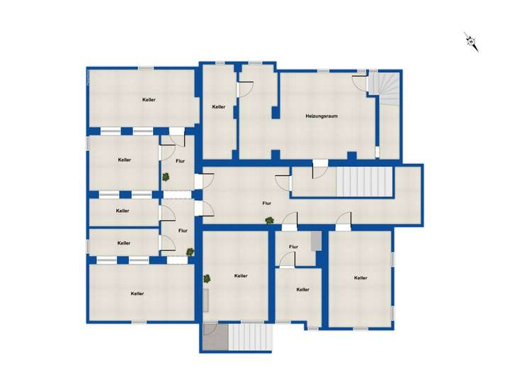 Grundriss Kellergeschoss