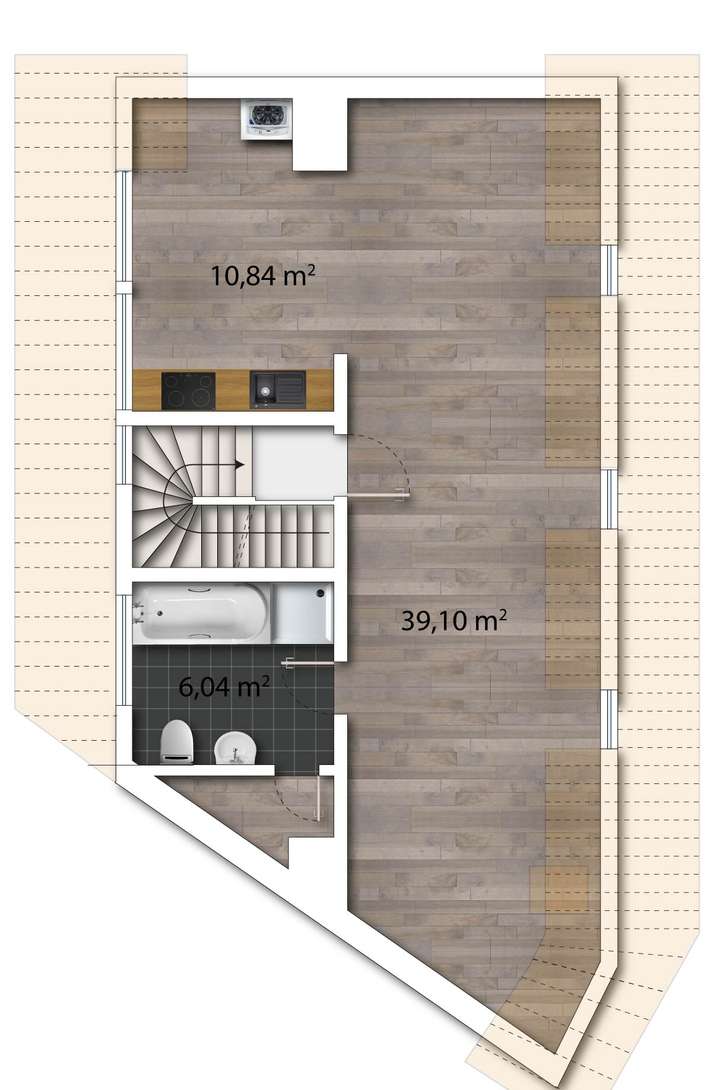 Grundriss Dachgeschoss
