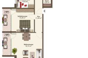Bremerhaven - Zentrum // 2,5 Zimmer Wohnung in der Innenstadt – Bremerhaven – Vorschaubild 14