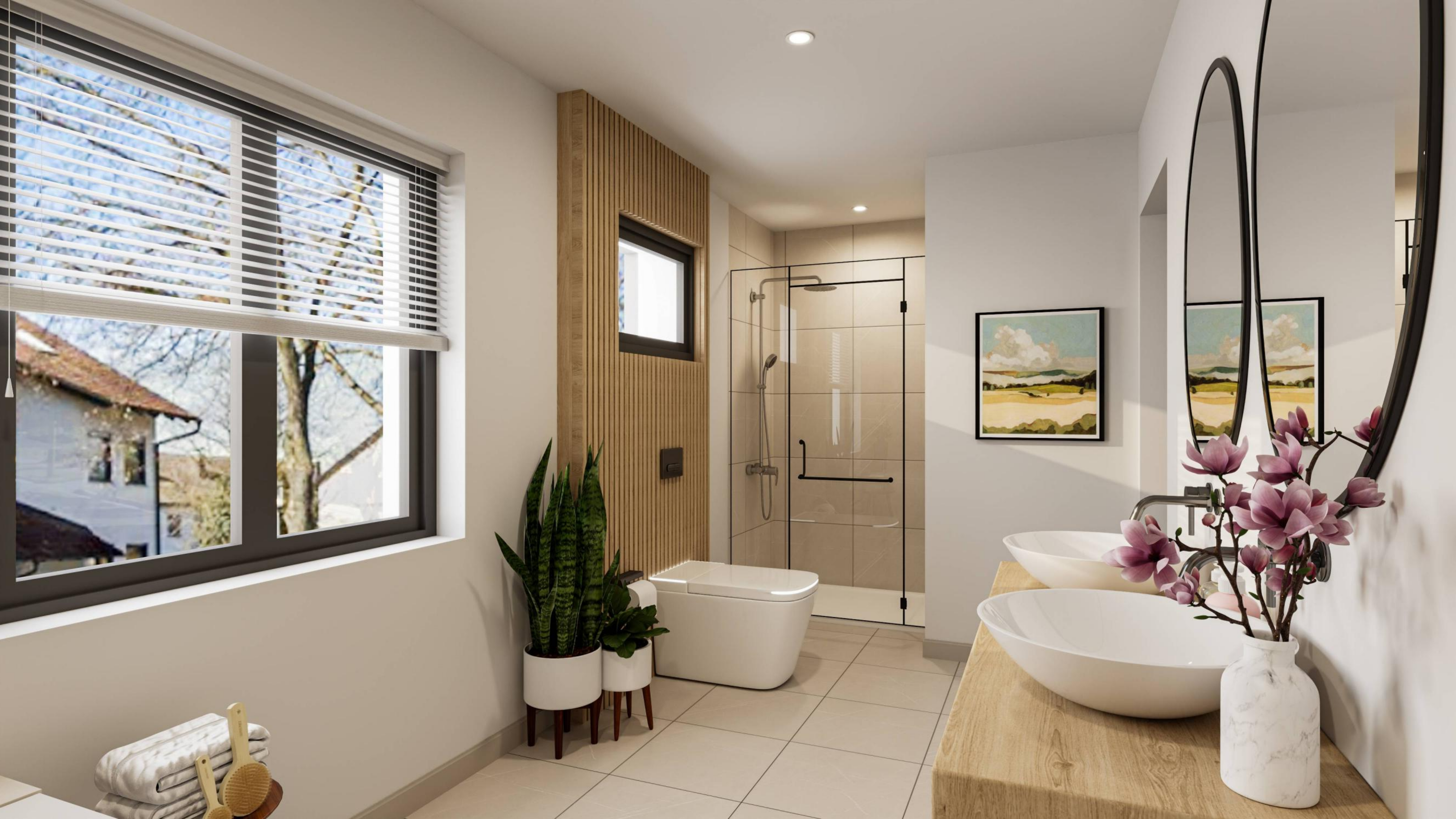 Immobilie in Bruckberg - Stilvolles Townhouse mit Garten und Keller – modernes Wohnen in ruhiger Lage von Bruckberg - Bild 1