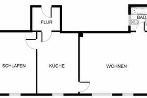 Frisch sanierte 1-Zimmer-Wohnung – Manteuffelstr. 2, 51103 Köln – Vorschaubild 3