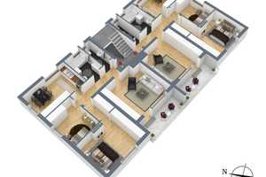 Entwicklungsfähiges Mehrfamilienhaus, grosszügiges Grundstück, Garagen, plus 8 Stellplätze – Hohenlohekreis – Vorschaubild 13