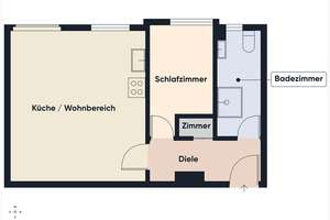 Bayerisches Viertel: 2-Zi-Wohnung im 5.OG mit Aufzug – Die vollständige Adresse der Immobilie erhältst du vom Anbieter., 10715 Wilmersdorf, Berlin – Vorschaubild 10