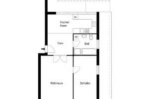 PENTHOUSE - IN BERLIN-ROSENTHAL-SÜD - 2 ZIMMER - TERRASSE & TG-PLATZ – Die vollständige Adresse der Immobilie erhältst du vom Anbieter., 13158 Rosenthal, Berlin – Vorschaubild 12