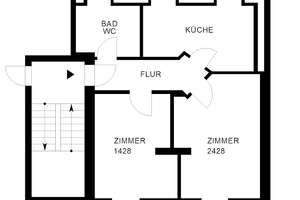 Zimmer 12,10 m² innerhalb einer 2er-WG // DG, rechts – Robert-Koch-Platz 8, 38440 Stadtmitte (Ortsteil), Wolfsburg – Vorschaubild 6