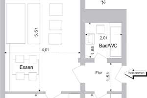 * * MODERNE WOHNUNG ** 2-Zimmer-Wohnung mit Südloggia – Ottostraße 15, 47198 Hochheide, Duisburg – Vorschaubild 13