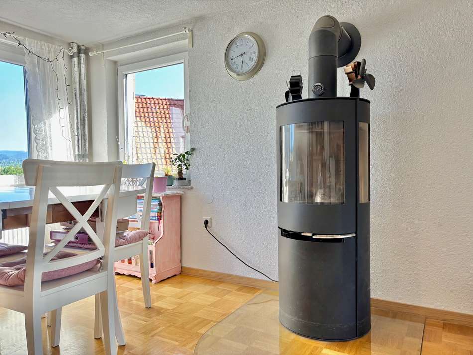Kamin mit Pellets