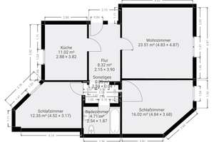 Frisch sanierte 3-Zi-Wohnung, 78 m² (Besichtigung 28./29.03. 10-15 Uhr) – Alt Salbke 47, 39112 Salbke, Magdeburg – Vorschaubild 5