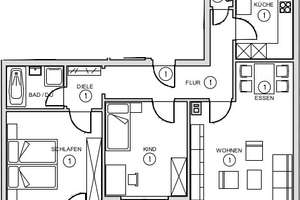 3,5-Zimmer-Eigentumswohnung mit großzügigem Balkon und Garten – 70376 Münster, Stuttgart – Vorschaubild 13
