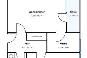 2-Zimmer-Wohnung mit Balkon in Dortmund Innenstadt-West mit bester Lage