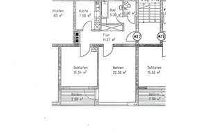 LET`S GO WEST  ** Helle 2 Zi. Wohnung - mit großem Balkon und Einbauküche** – Lessingstrasse 10, 93049 Westenviertel, Regensburg – Vorschaubild 10