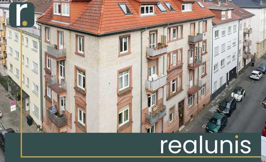 Charmante Altbauwohnung mit 2 Balkonen & Tageslichtbad in Mannheim - nur bei realunis