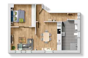 Wohnen am Marienplatz – urbane 2-Zimmer-Wohnung am Puls der Stadt – Die vollständige Adresse der Immobilie erhältst du vom Anbieter., 70178 Karlshöhe, Stuttgart – Vorschaubild 22