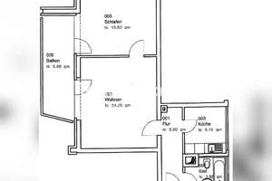 Tauschwohnung: Helle 2 Zimmer an der Mauritiuskirche (nur an Einzelperson) – Rubensstraße 1, 50676 Altstadt/Süd, Köln – Vorschaubild 2