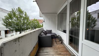 Möblierte 2 Zimmer Wohnung mit Balkon an der Isar