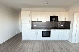 2-Raum-Wohnung im Erstbezug mit Blick auf die Innenstadt - Einbauküche und Balkon