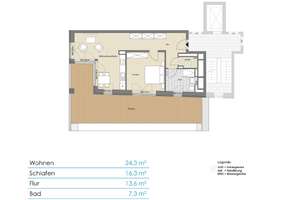 2-Zimmer-Neubauwohnung an der Kieler Hörn – Die vollständige Adresse der Immobilie erhältst du vom Anbieter., 24143 Gaarden-Ost, Kiel – Vorschaubild 9