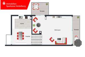 Helles Split-Level-Reiheneckhaus mit Garten und viel Platz für die ganze Familie – Die vollständige Adresse der Immobilie erhältst du vom Anbieter., 69118 Ziegelhausen, Heidelberg – Vorschaubild 12